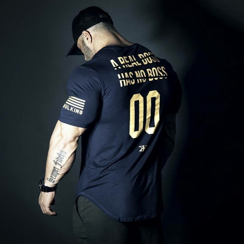 Round neck stretch fitness t-shirt