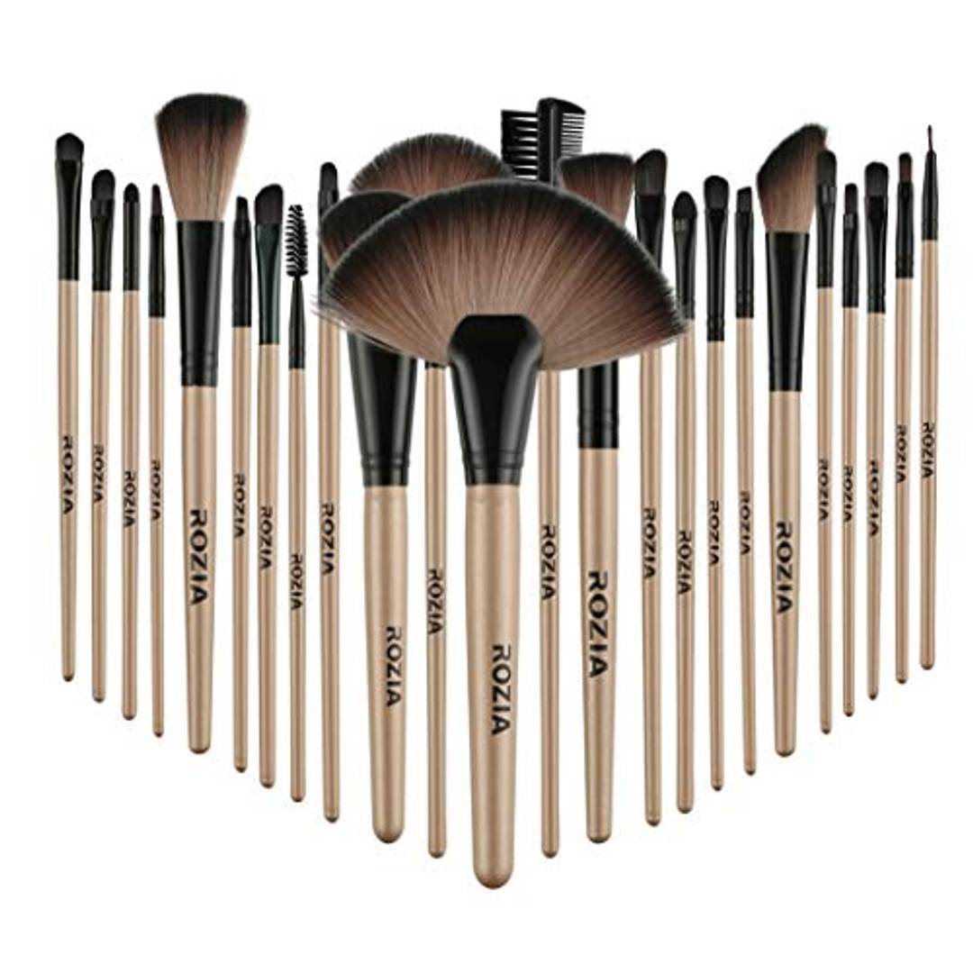 24pcs Makeup Brush Set, 24 Professional Makeup Brushes Kit Wooden