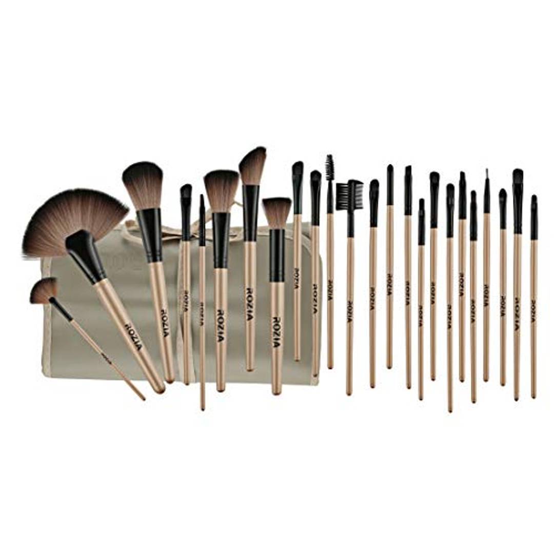 24pcs Makeup Brush Set, 24 Professional Makeup Brushes Kit Wooden