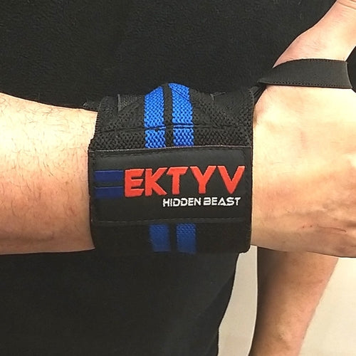 Weight Lifting Wrist Wraps 24" Gym Fitness