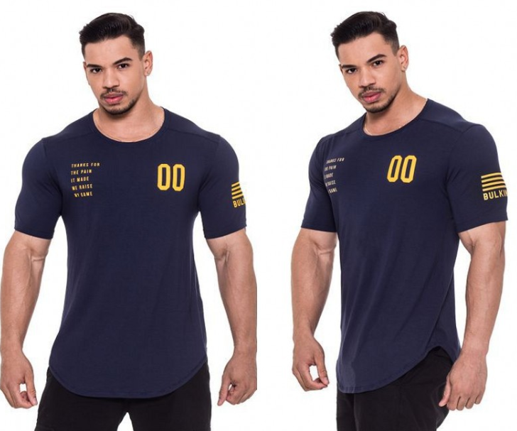 Round neck stretch fitness t-shirt