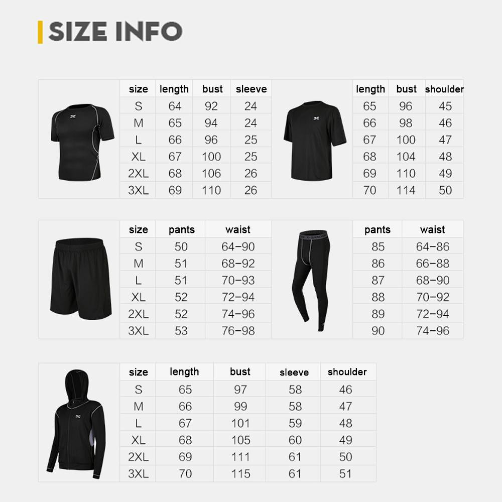 Men Sportswear Compression Sport Suits Running Sets