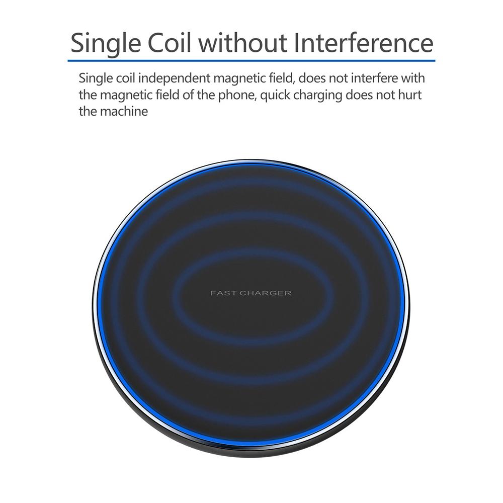 10W Qi Mobile Phone Portable Fast Wireless Charger-SP
