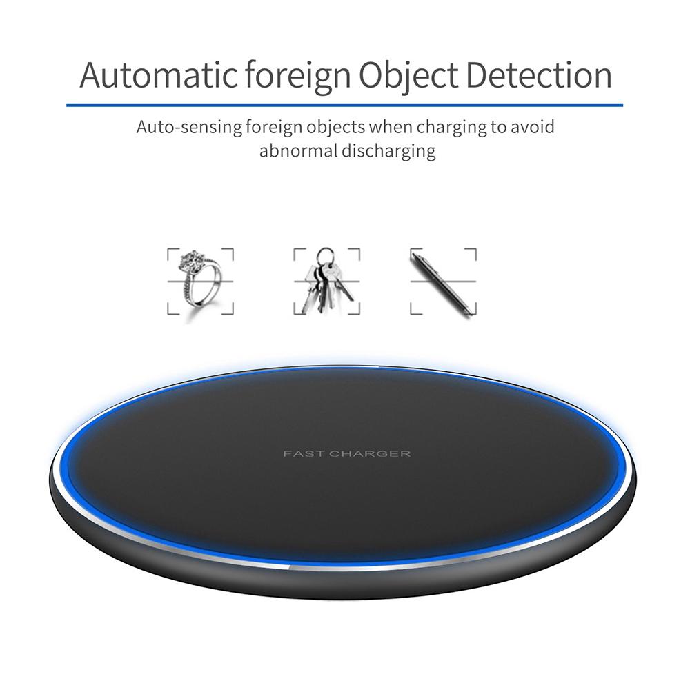 10W Qi Mobile Phone Portable Fast Wireless Charger-SP