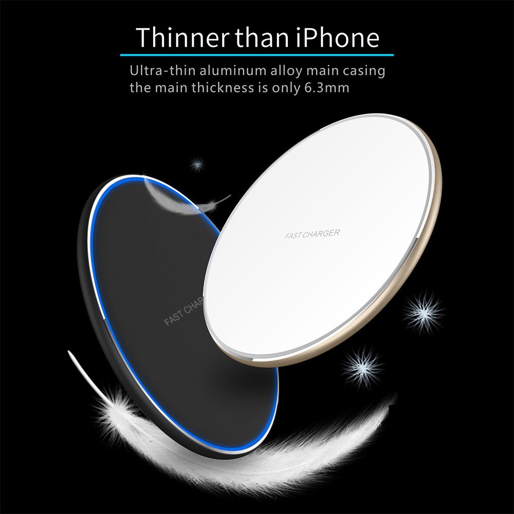 10W Qi Mobile Phone Portable Fast Wireless Charger-SP