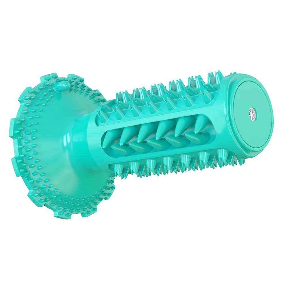 Novel Toothbrush Chew Toy with Rubber Sucker for Dog Dental Care SP