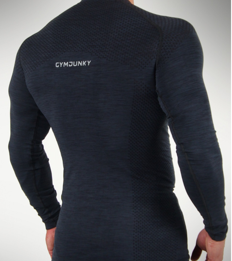 Long-sleeved tights fitness clothes sports tops high-elastic