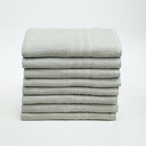 100% Cotton 8 Pieces Bath Towels Pack