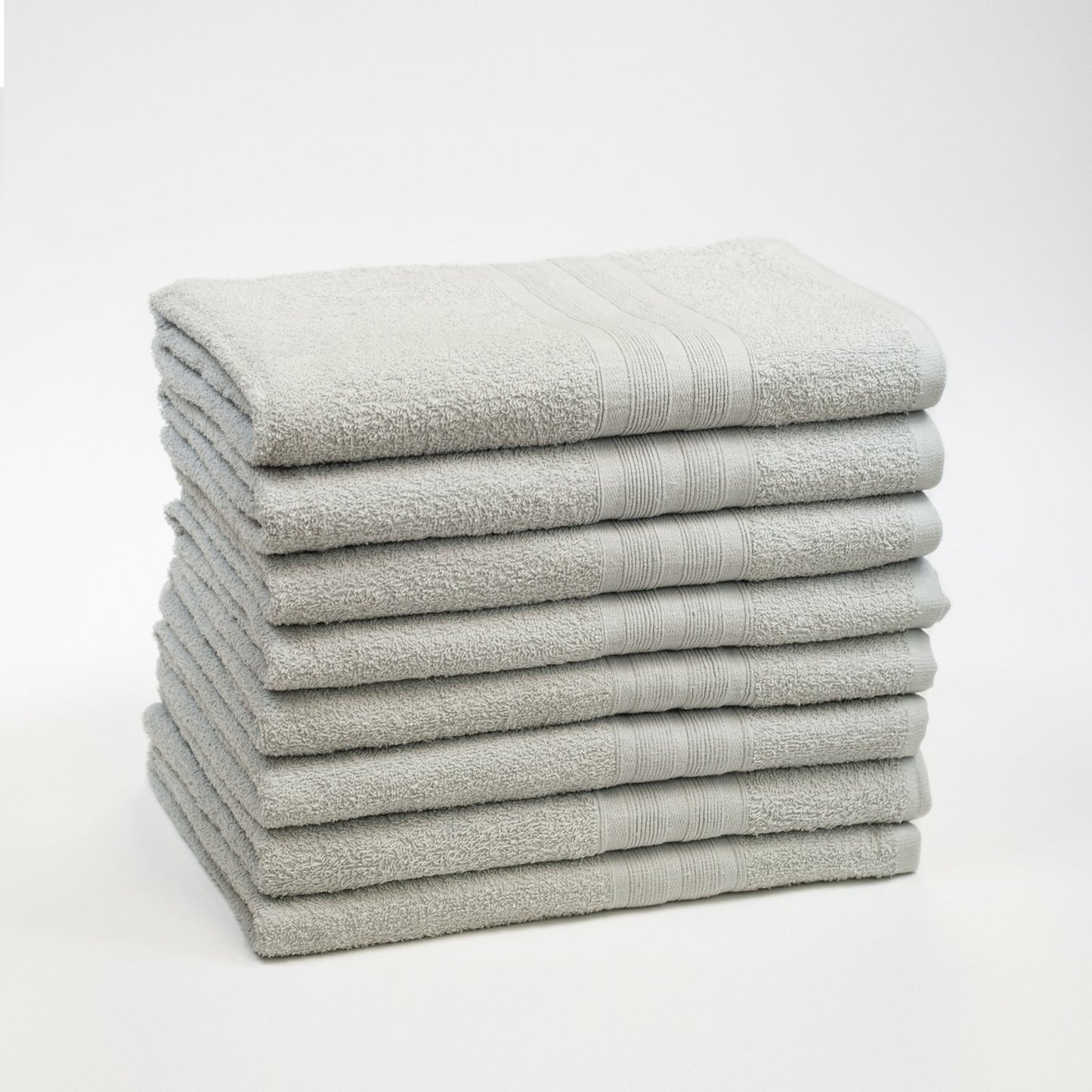 100% Cotton 8 Pieces Bath Towels Pack