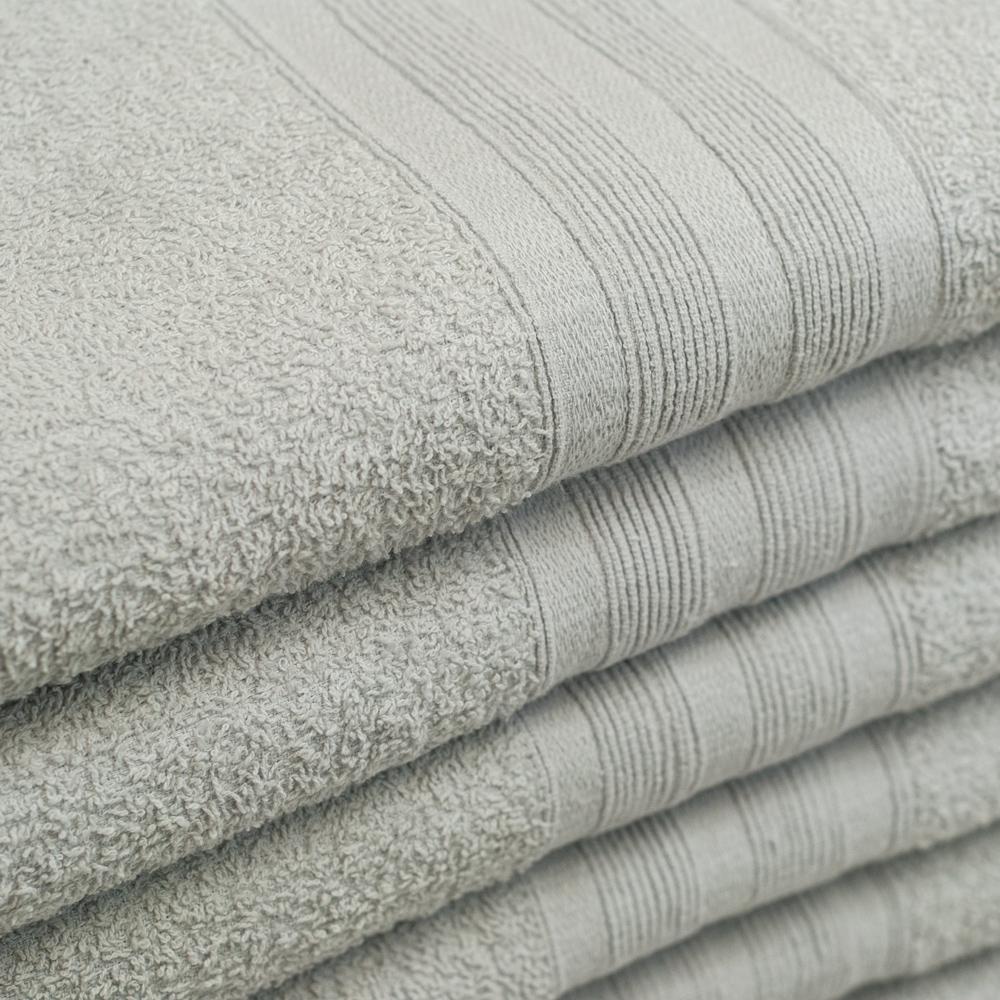 100% Cotton 8 Pieces Bath Towels Pack