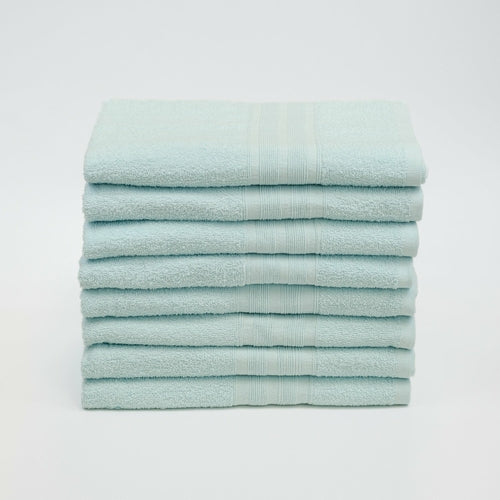 100% Cotton 8 Pieces Bath Towels Pack
