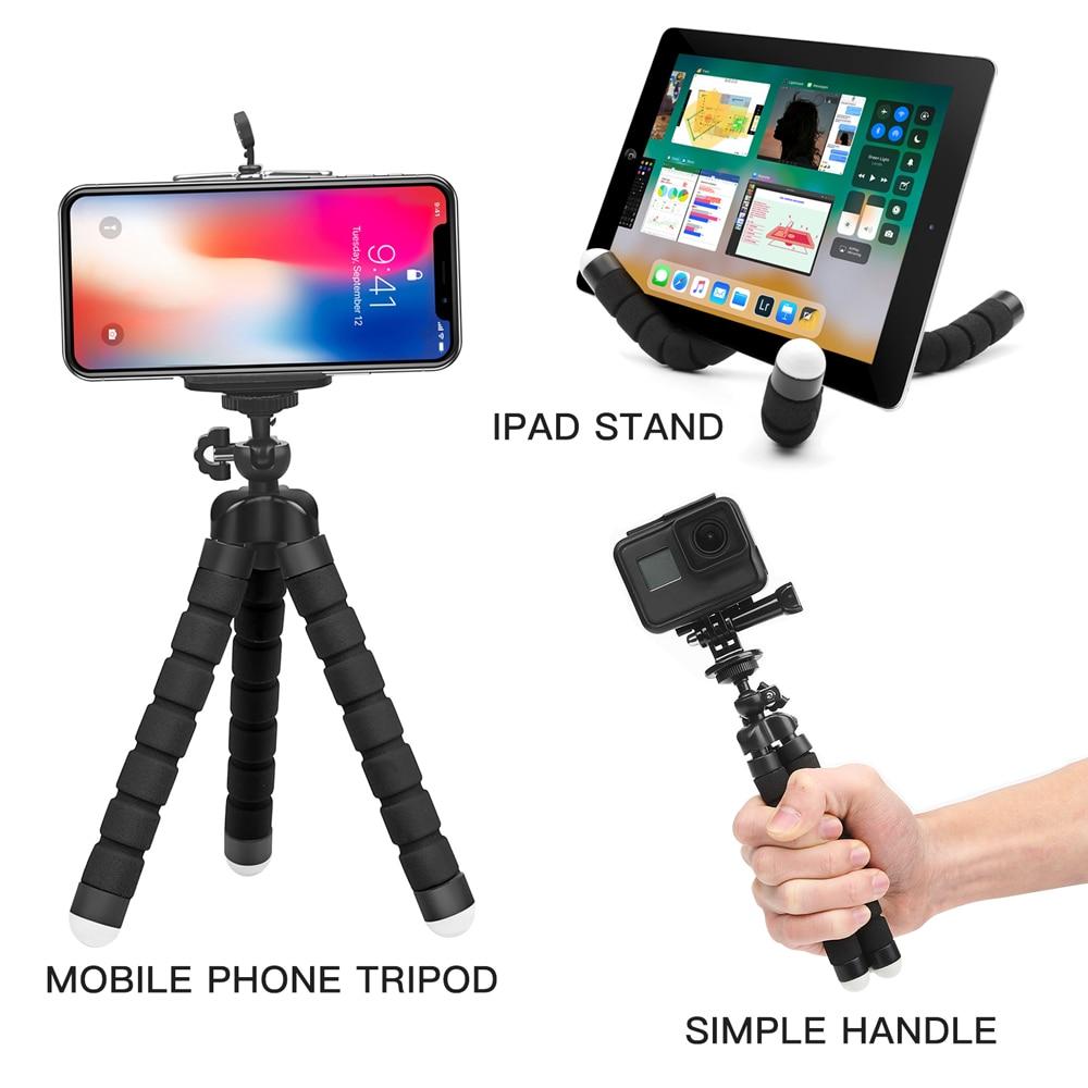 Octopus Flexible Tripod for Smartphones, ipads & Gopros