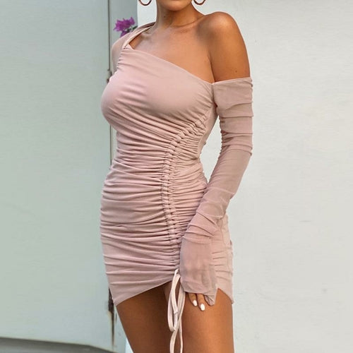 2021 Sexy Backless Halter Sexy Cut-Out Women Mini DressesĀ