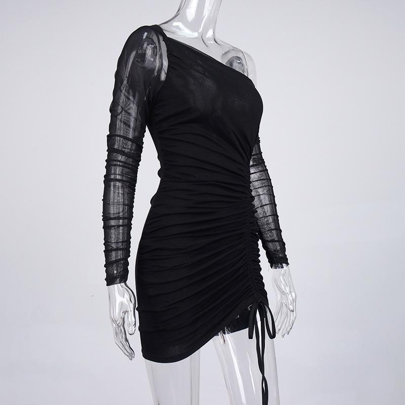 2021 Sexy Backless Halter Sexy Cut-Out Women Mini DressesĀ