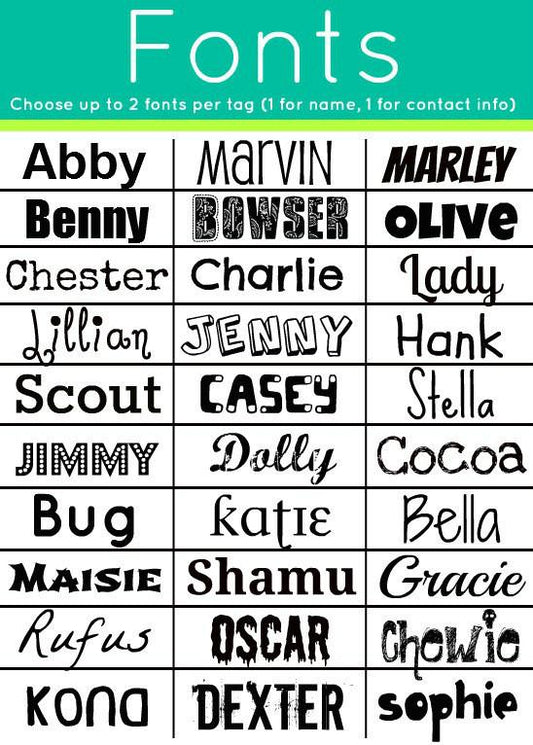 Autumn Stripes Pet ID Tag