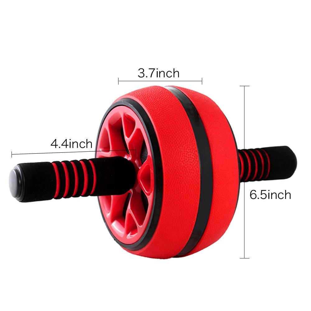 DMAR Silent TPR Abdominal Wheel Roller Trainer Fitness Equipment Gym