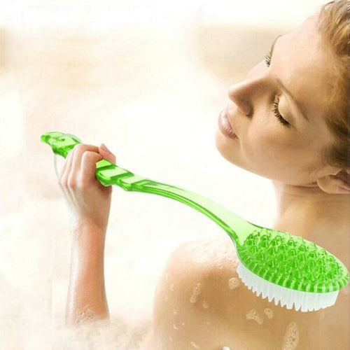 Long Handle Back Brush Back Body Bath Shower Sponge Scrubber Bath