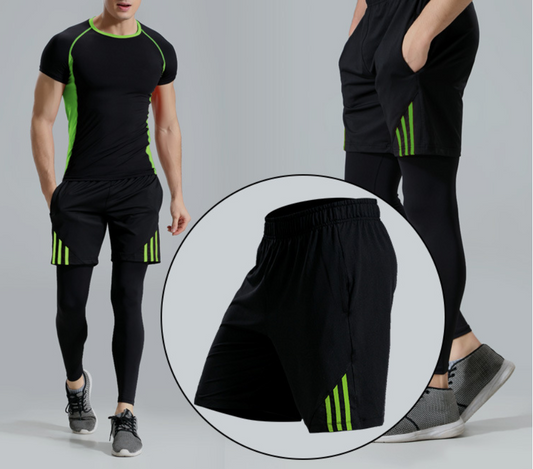 Quick-drying pants fitness running shorts