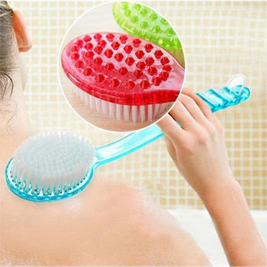 Long Handle Back Brush Back Body Bath Shower Sponge Scrubber Bath