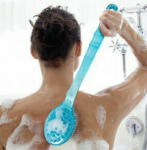Long Handle Back Brush Back Body Bath Shower Sponge Scrubber Bath