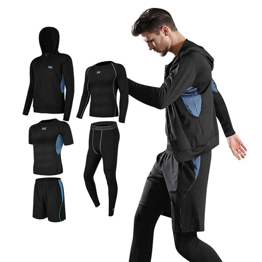 Men Sportswear Compression Sport Suits Running Sets