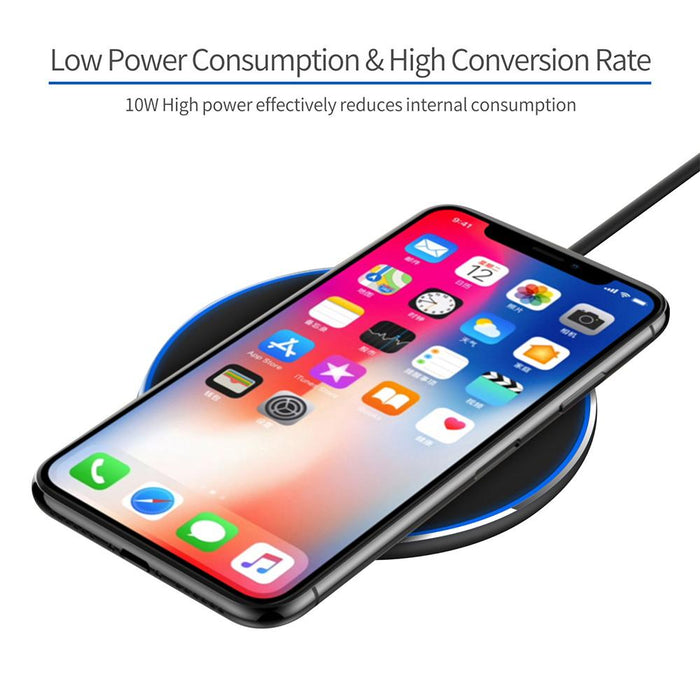 10W Qi Mobile Phone Portable Fast Wireless Charger-SP