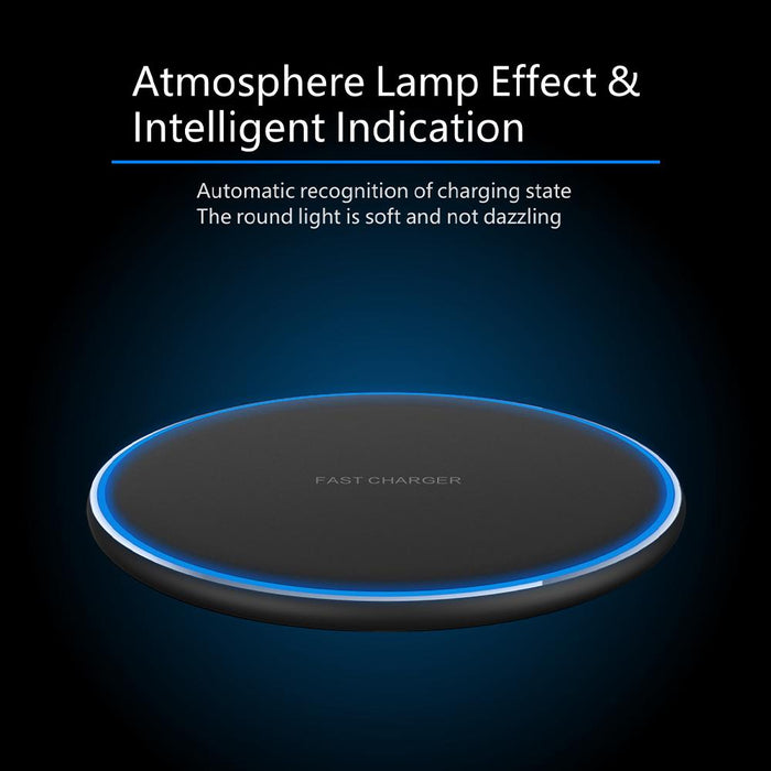10W Qi Mobile Phone Portable Fast Wireless Charger-SP