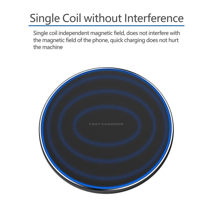 10W Qi Mobile Phone Portable Fast Wireless Charger-SP