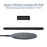 10W Qi Mobile Phone Portable Fast Wireless Charger-SP
