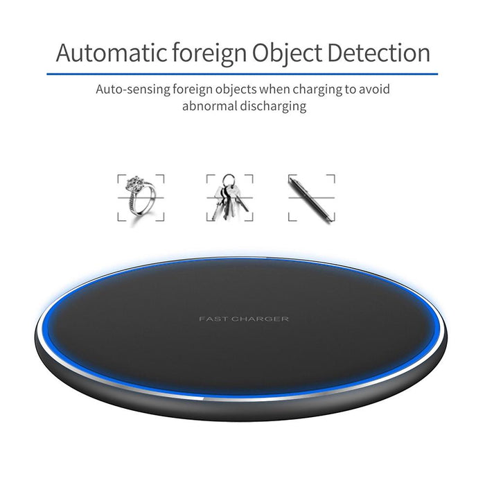 10W Qi Mobile Phone Portable Fast Wireless Charger-SP