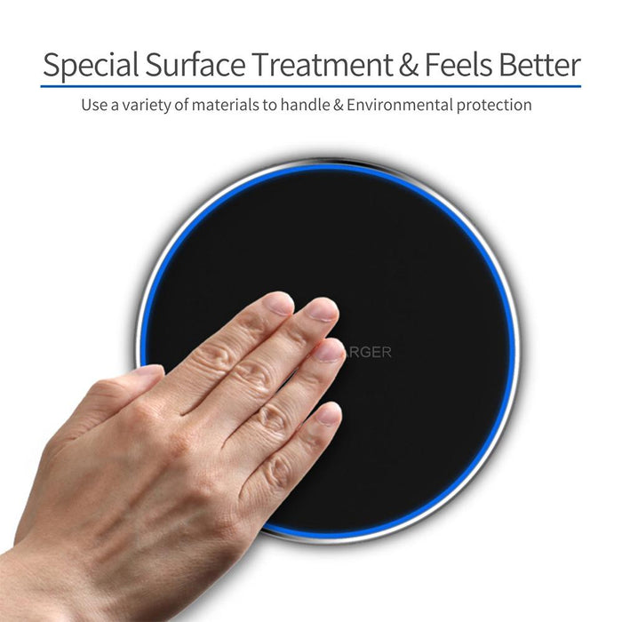 10W Qi Mobile Phone Portable Fast Wireless Charger-SP
