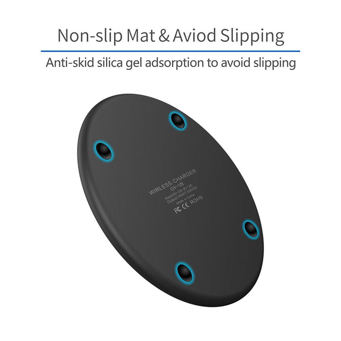 10W Qi Mobile Phone Portable Fast Wireless Charger-SP
