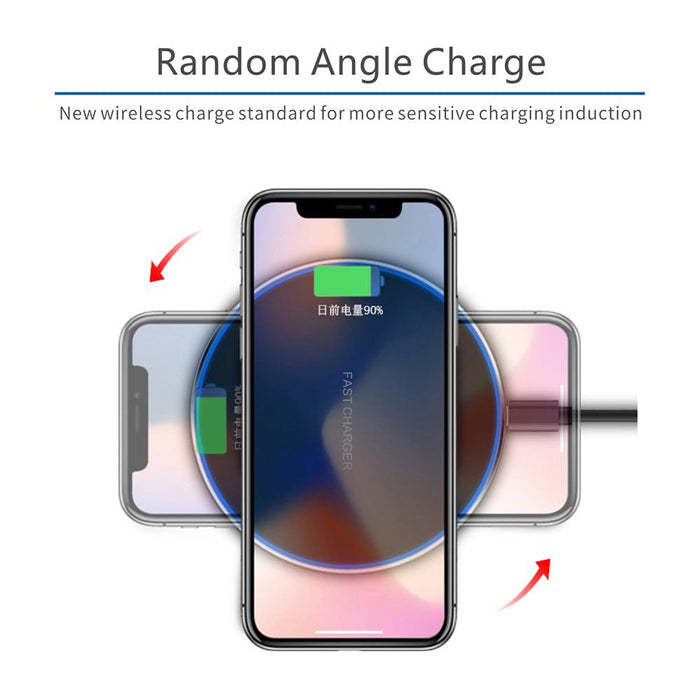 10W Qi Mobile Phone Portable Fast Wireless Charger-SP