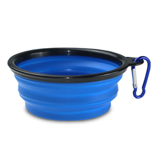 Pet Bowl Silicone Collapsible Reusable Portable for Pet Feeding SP
