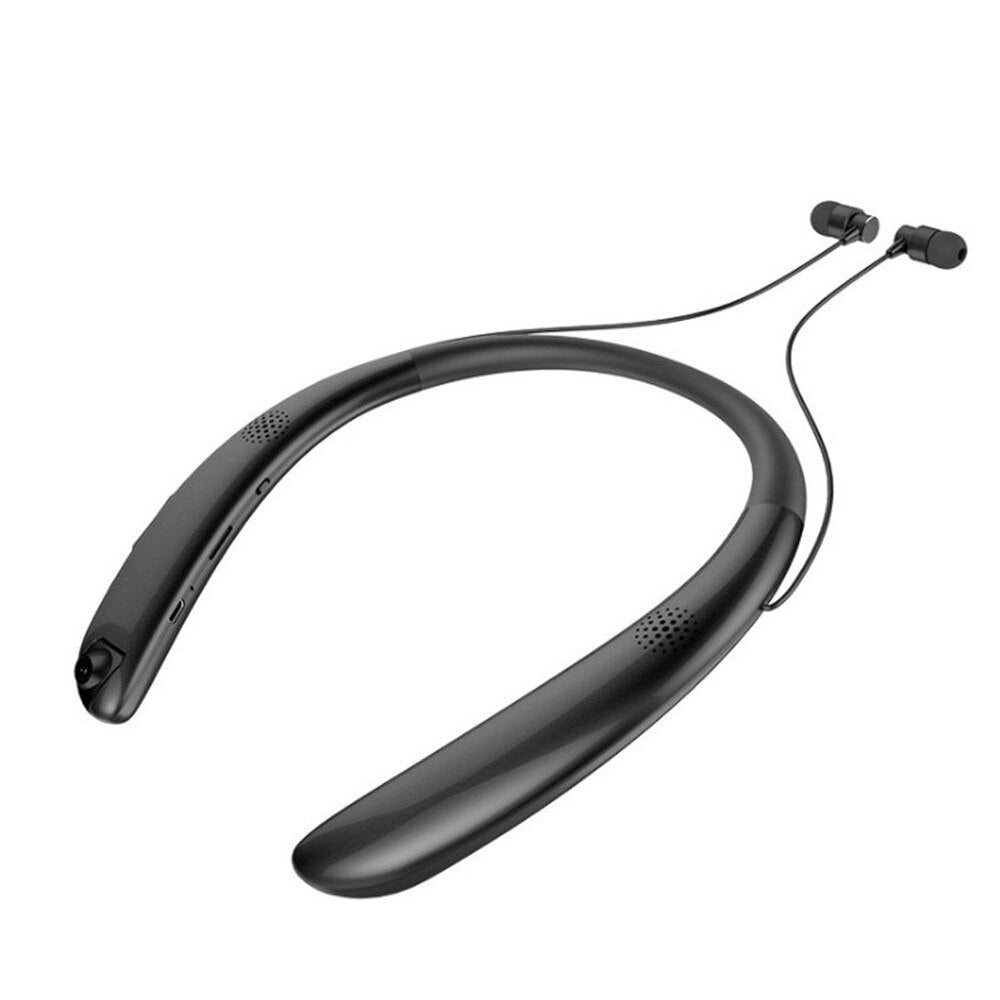 Bluetooth Headphones Stereo Sports Retractable