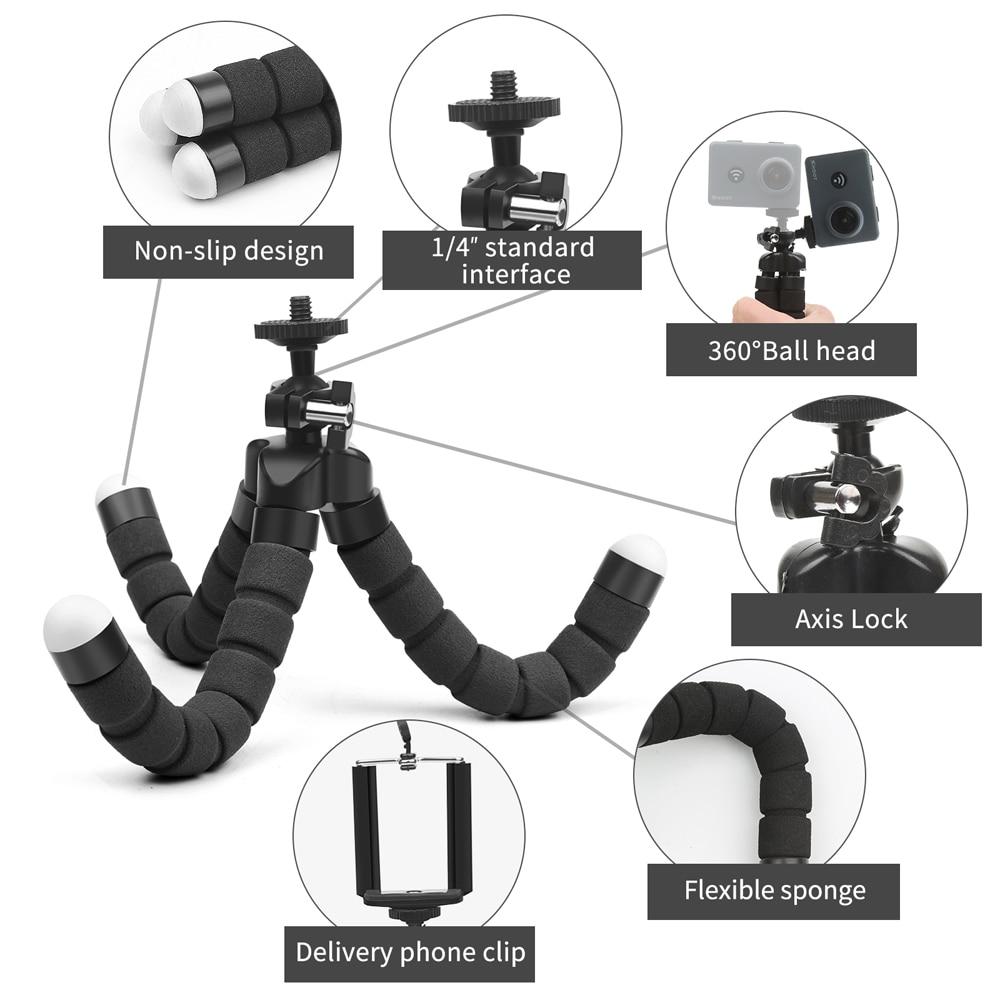 Octopus Flexible Tripod for Smartphones, ipads & Gopros