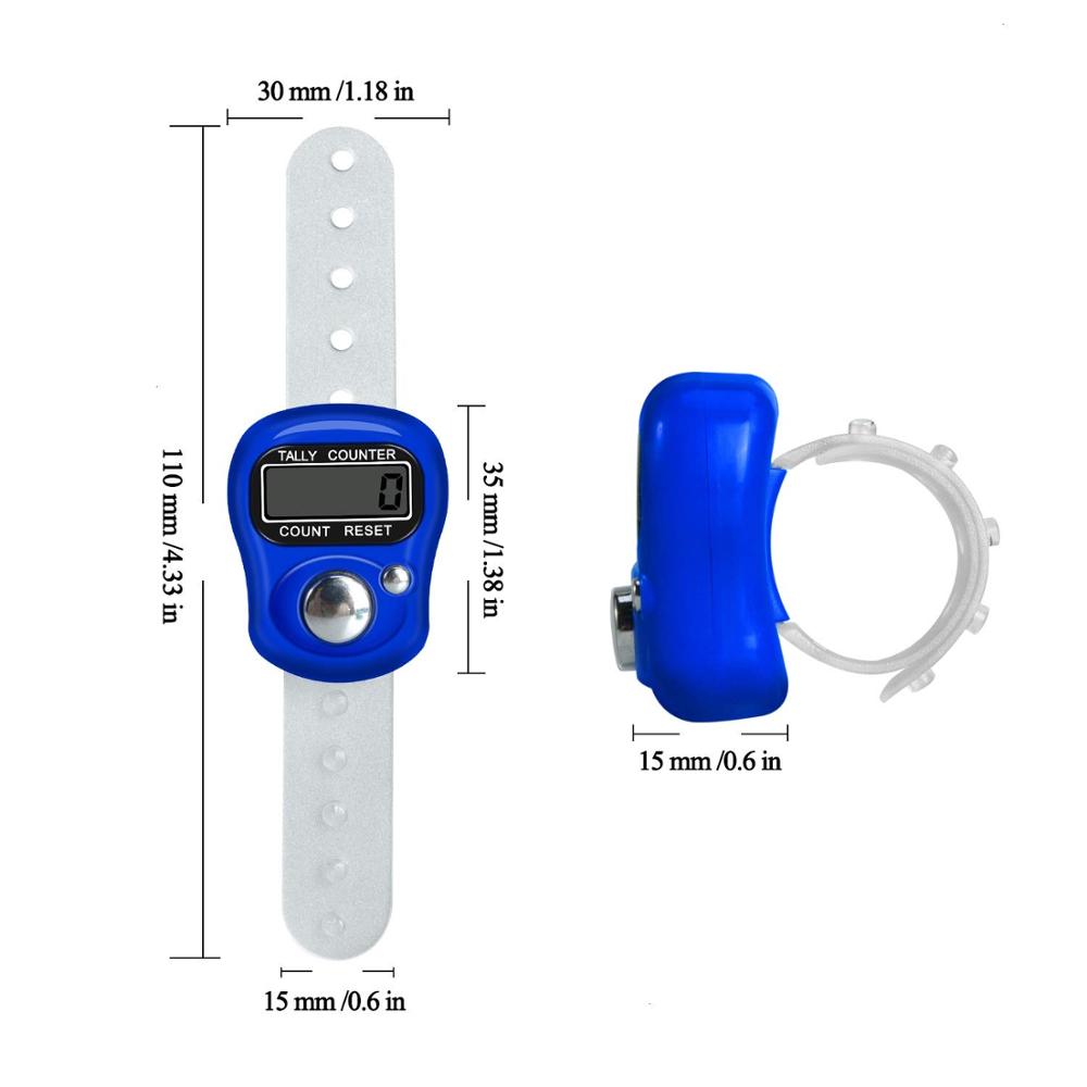 5 Pack Mini Digital Hand Tally Counter