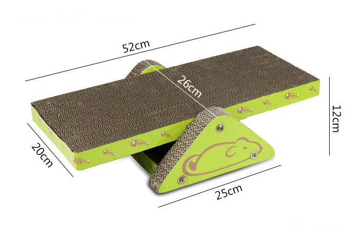 Durable Cat Scratching (Seesaw Pattern)